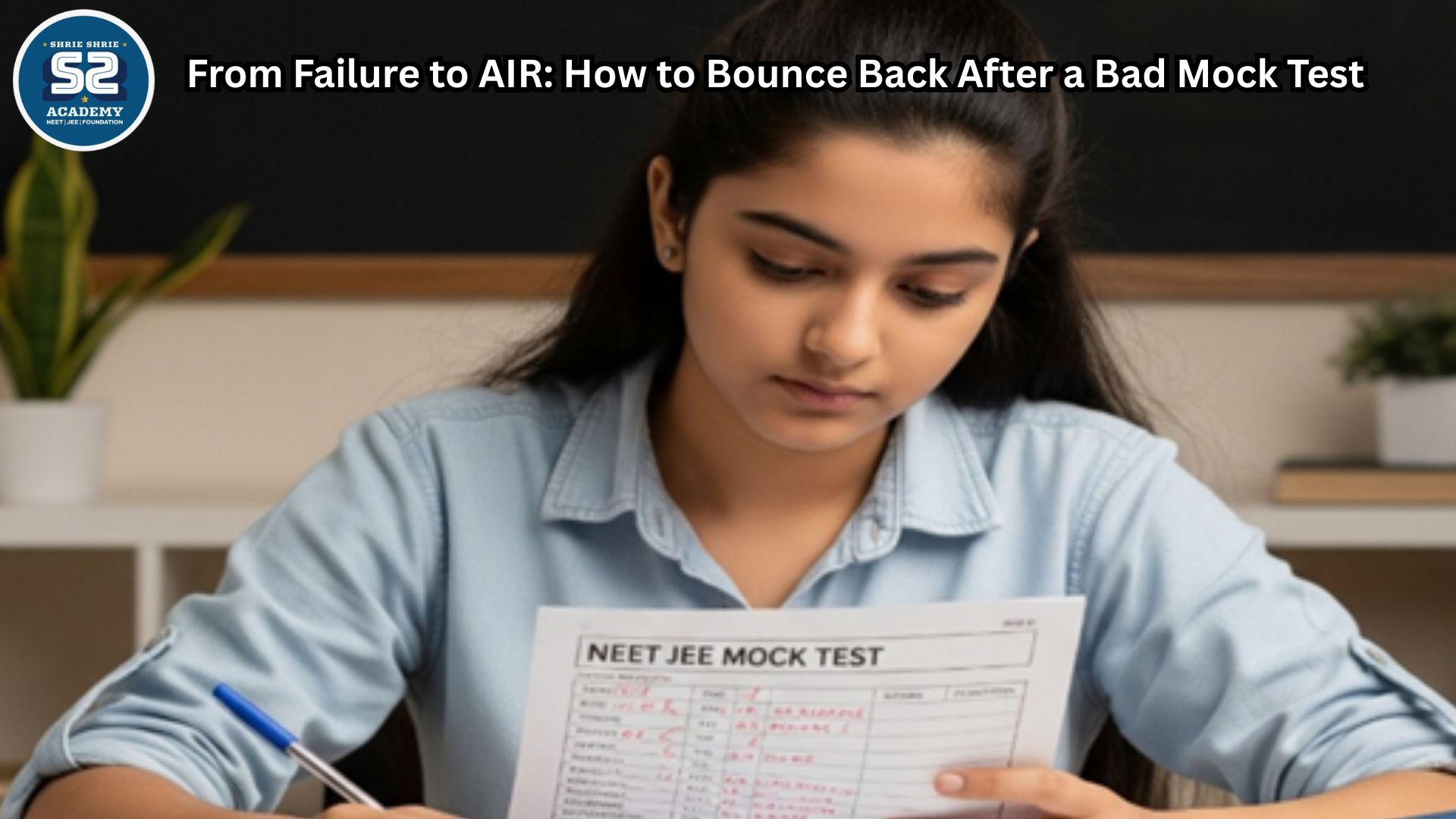 From Failure to AIR How to Bounce Back After a Bad Mock Test